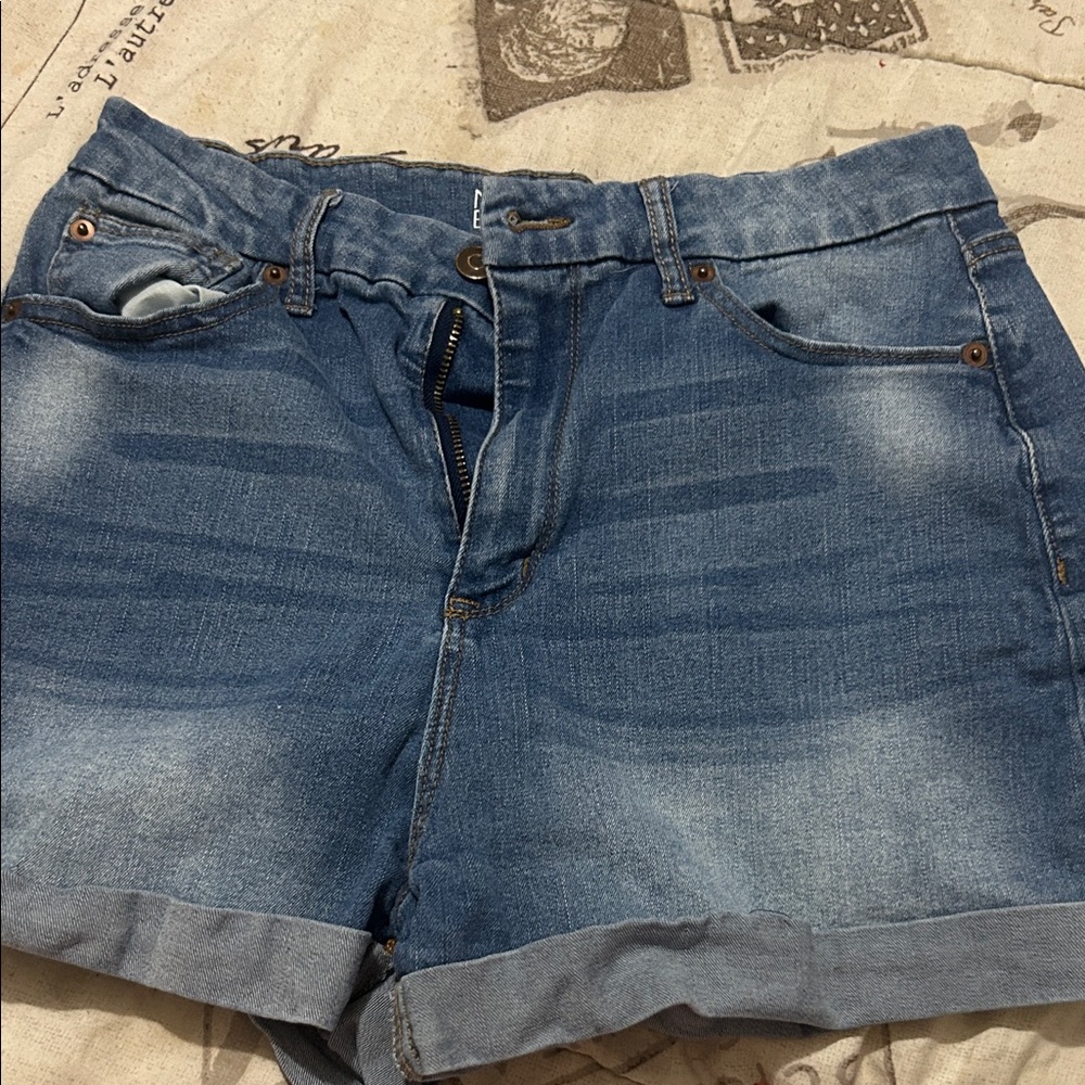 No Boundaries Classic Blue Jean Shorts